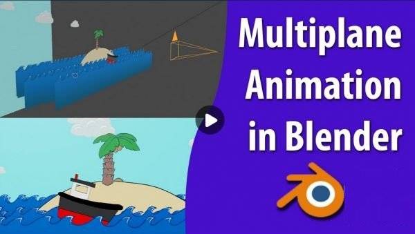 Blender中的多平面动画学习教程 Skillshare – Multiplane Animation in Blender Blender教程-第1张