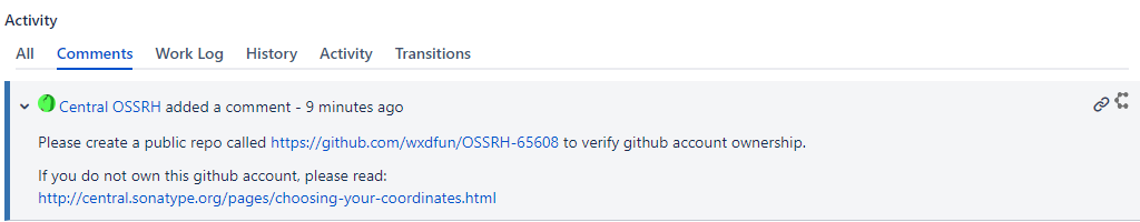 Github Group Id Comment.1