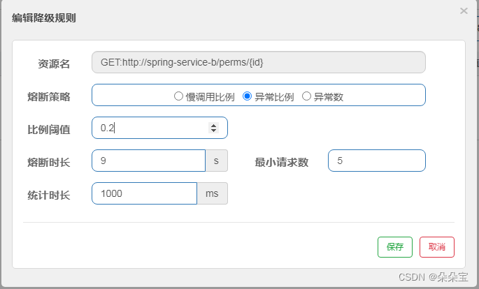 Sentinel服务熔断和流控