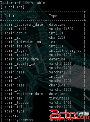 metinfo mysql off_利用Sqlmap测试MetInfo企业网站管理系统MySql注入