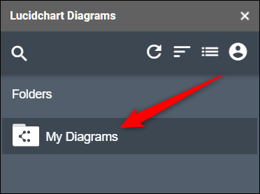 Click "My Diagrams."