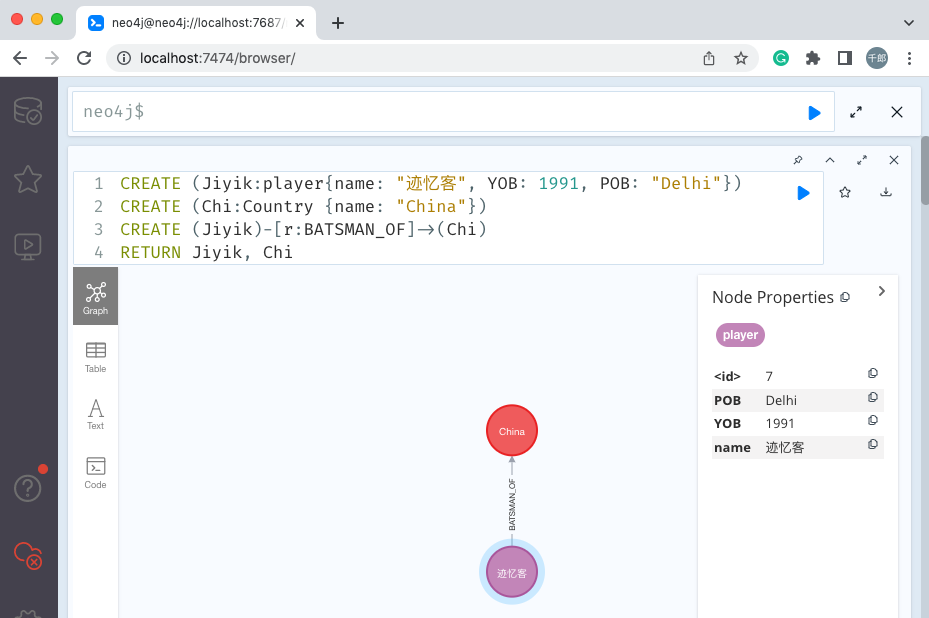 neo4j 创建关系