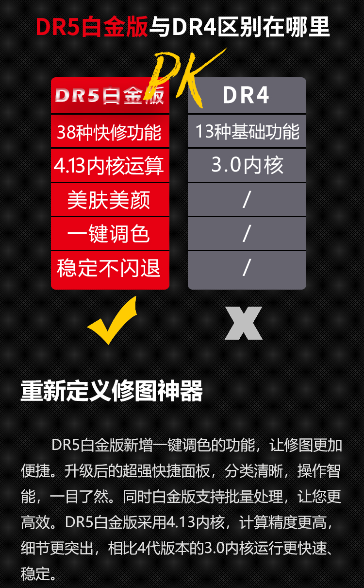 Ps磨皮插件dr5白金版修图加强版滤镜后期一键调色mac Win 程序员宅基地 程序员宅基地