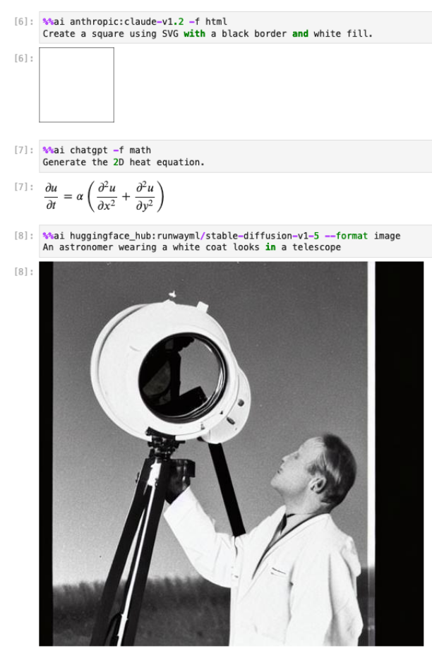 大语言模型（LLM）与 Jupyter 连接起来了！