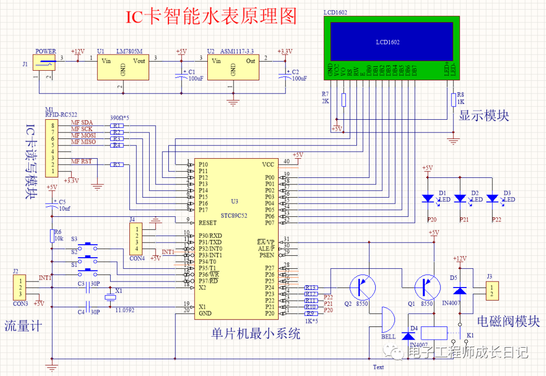 超声波水表原理图片