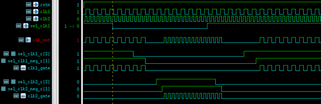 时钟切换处理（Verilog）