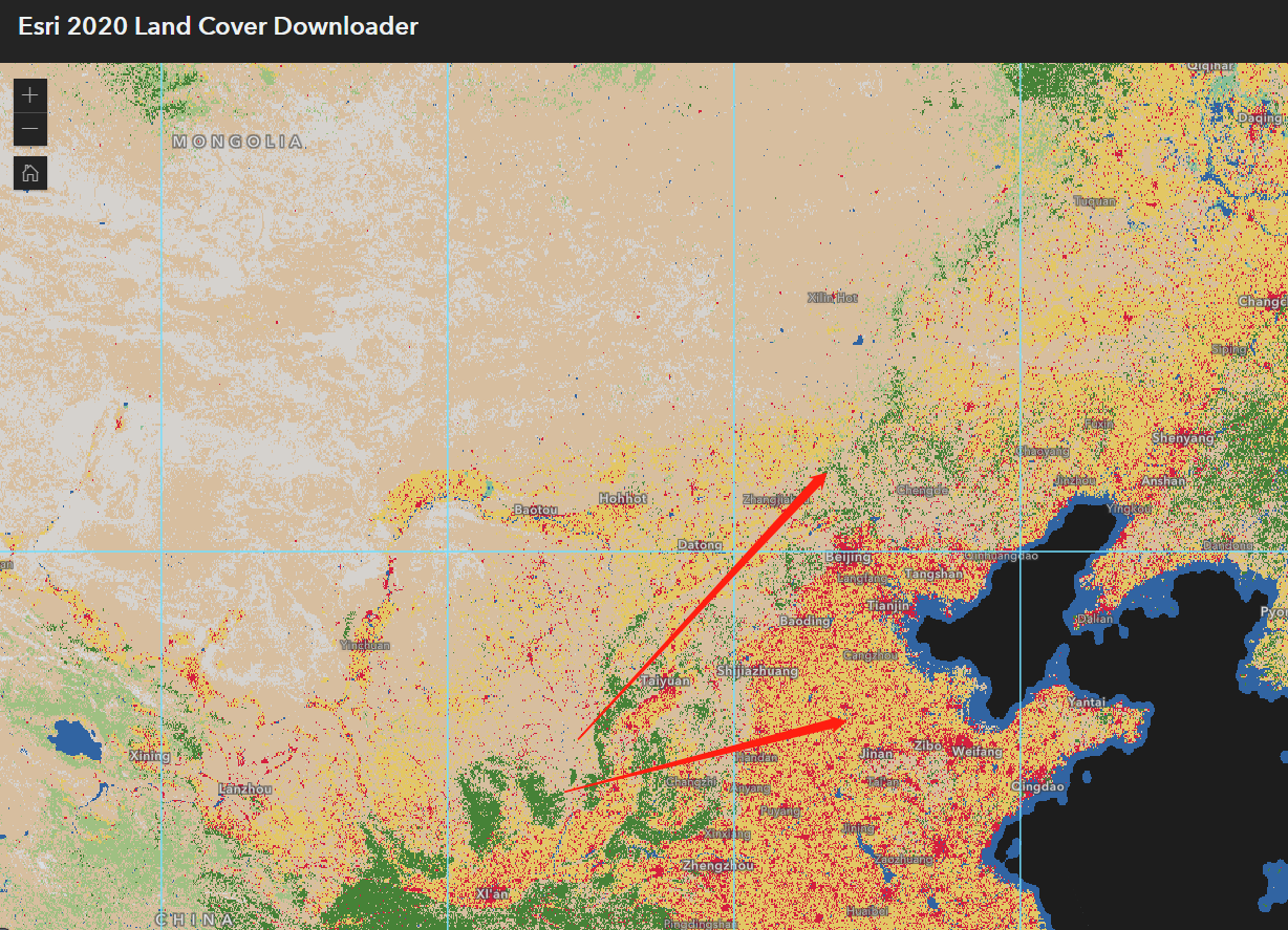 esri_land_cover_2020_10m的介绍与数据下载教程