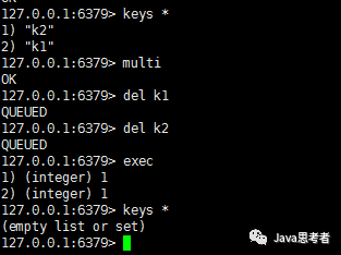 spring redis，java中關閉redis事務_Redis 事務支持