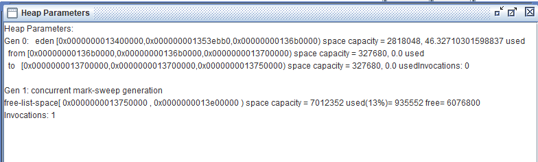 Heap Parameters