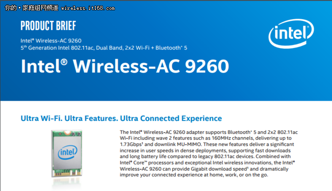 ac9260网卡linux,AC9260无线网卡 速度高达1.73Gbps