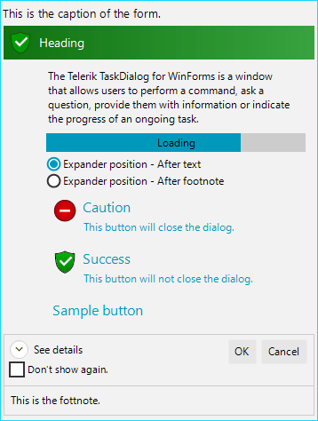 Telerik UI for WinForms tutorial