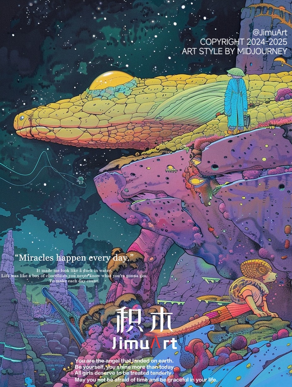 Midjourney每日艺术家分享｜By Moebius