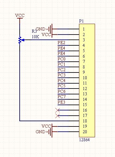 [转载]基于MDK编译器 <wbr>STM32与12864液晶显示程序 <wbr>和电路连接