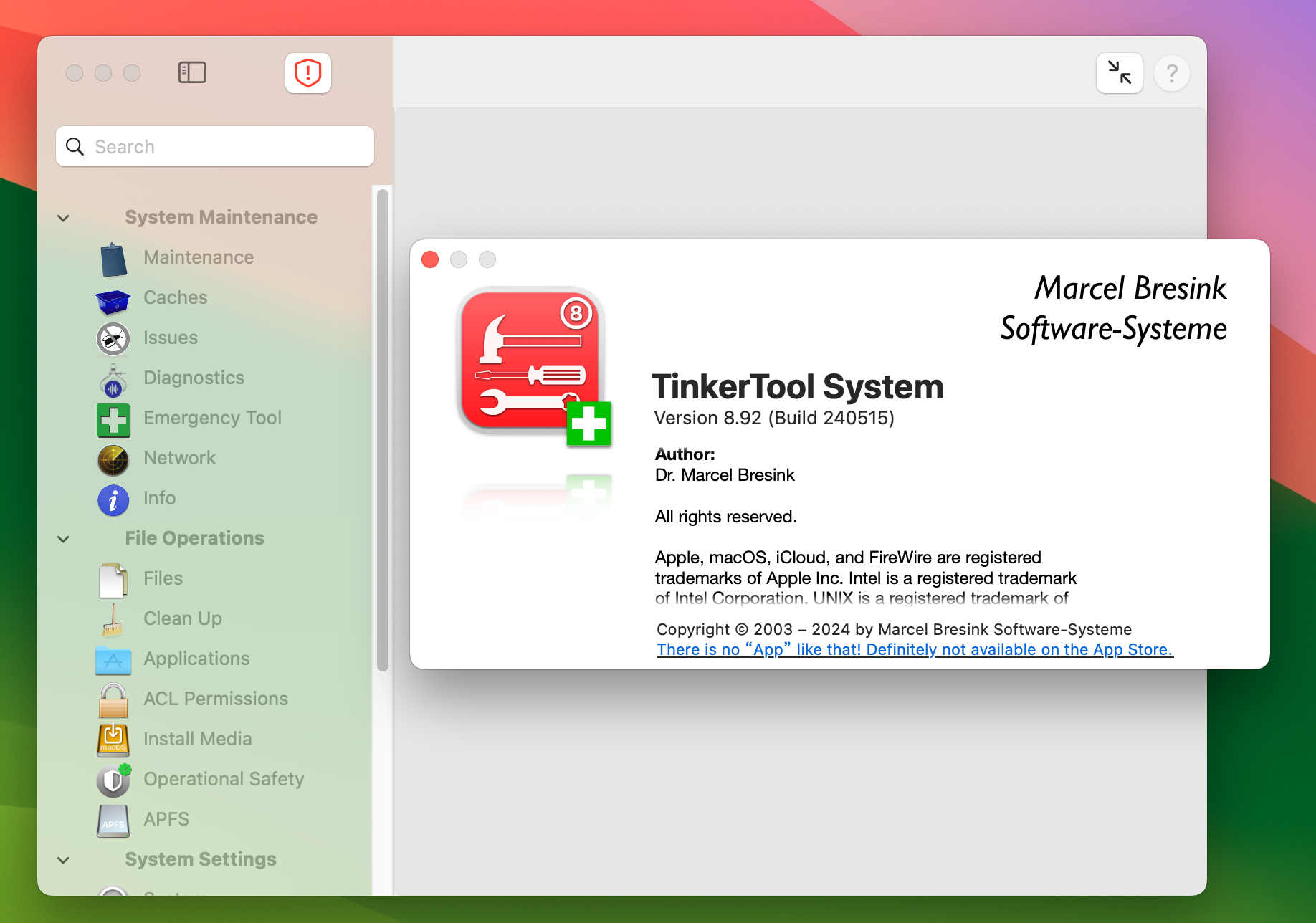 TinkerTool System for Mac v8.92 - 系统维护工具