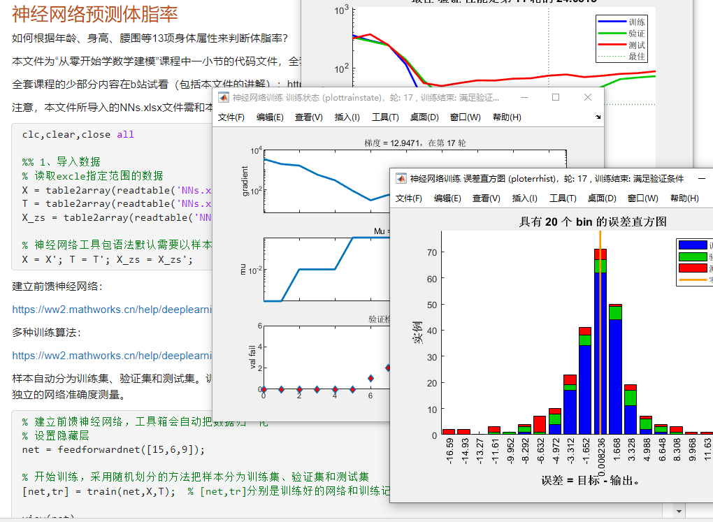 MATLAB神经网络训练工具箱，自动建立神经网络求解（数学建模国赛美赛必备）