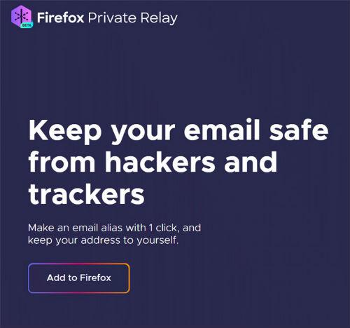 如何隐藏地址栏中的真实地址_Firefox推出Private Relay插件：可隐藏真实邮箱地址...