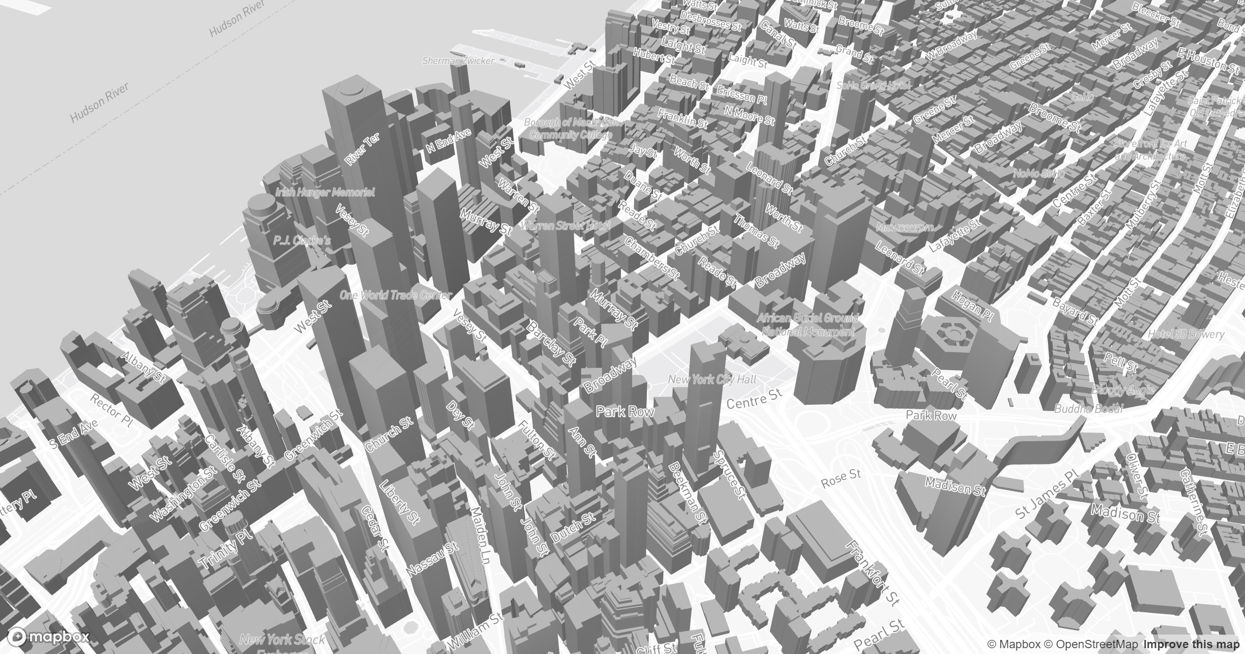 mapbox加载全球3D建筑