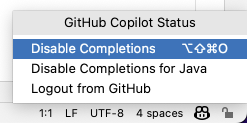 JetBrains IDE(IDEA/WebStorm)配置GitHub Copilot