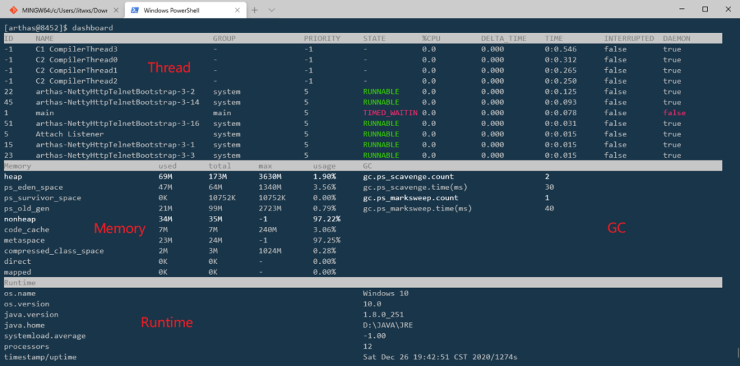 I heard that Arthas of Ali open source is very good at doing Java application diagnosis.