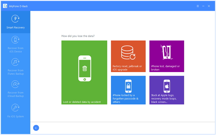 iMyFone D-Back iPhone Data Recovery 2