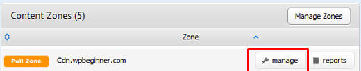 Manage MaxCDN Zone Manage MaxCDN Zone