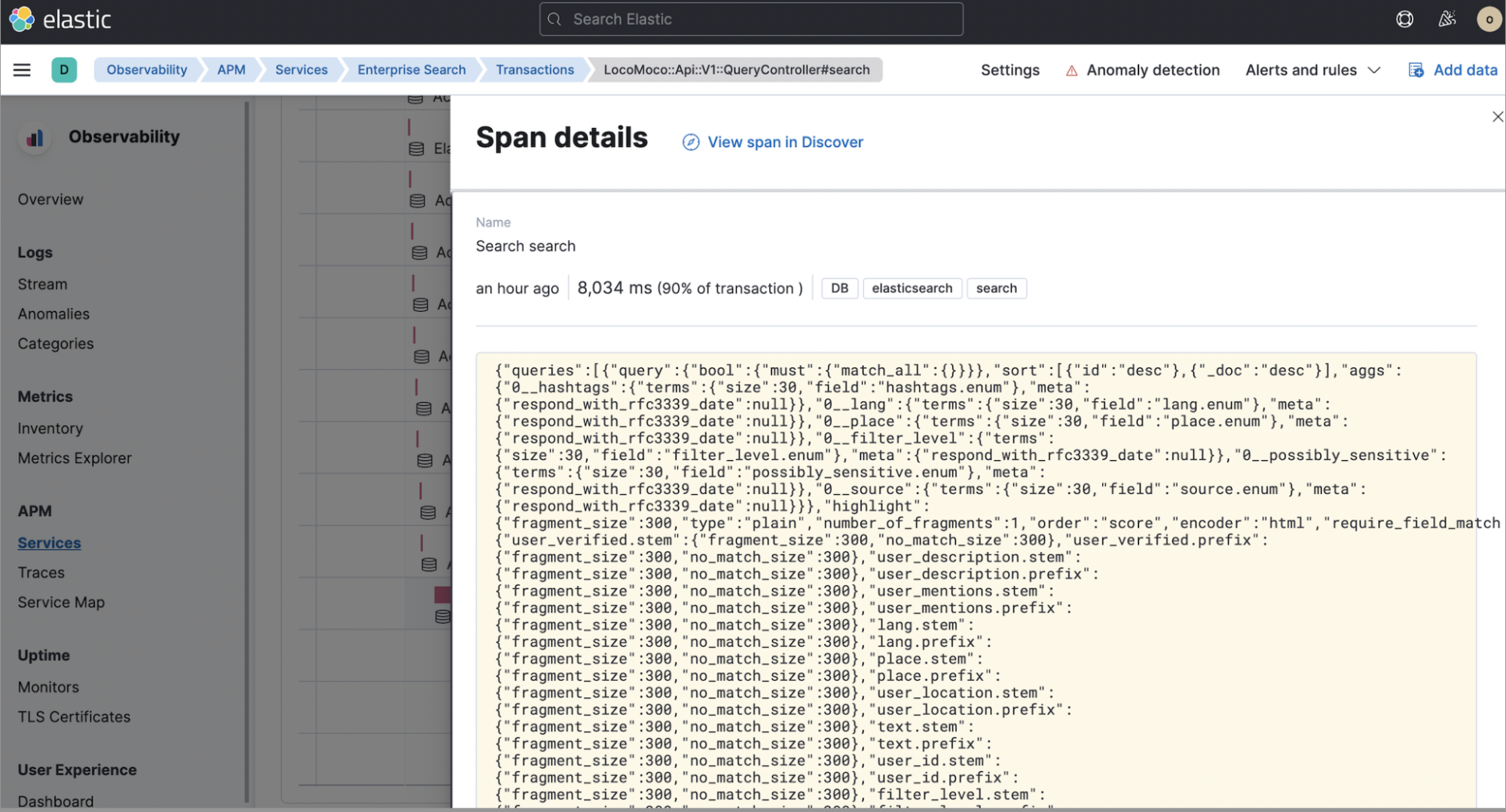 detailed information