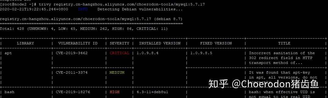 漏洞扫描原理 镜像漏洞扫描工具trivy 芥末不怕不怕啦的博客 Csdn博客
