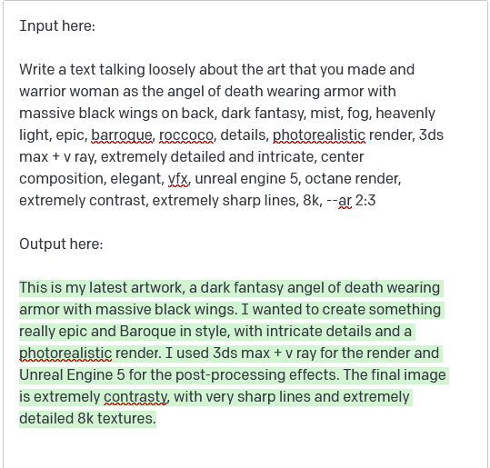 如何制作一个暗黑系的机器人，来生成艺术图像和关于它的诗意文字？