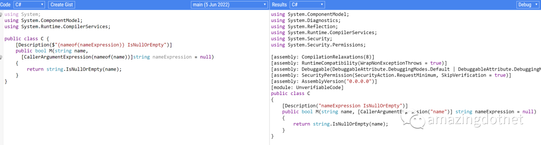 C# 11 更加实用的 nameof