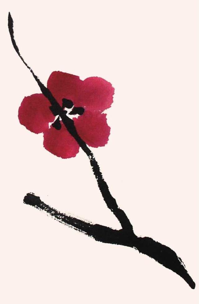 用python画出简单笑脸画法国画知识怎么样用圈点结合画法画梅花梅枝