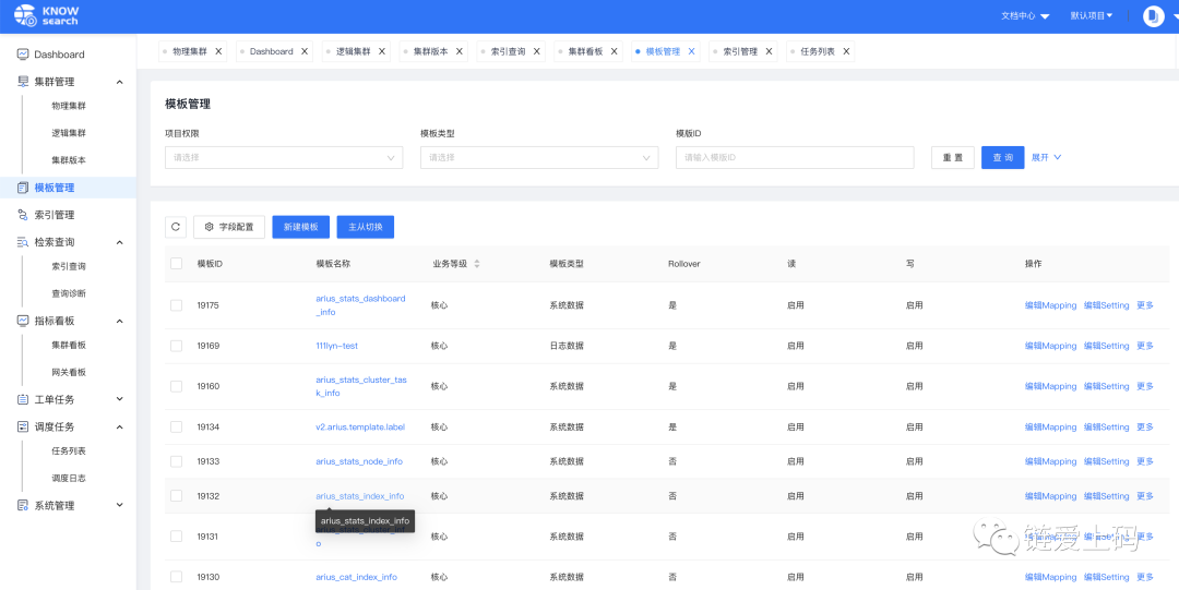 一站式 Elasticsearch 集群指标监控与运维管控平台