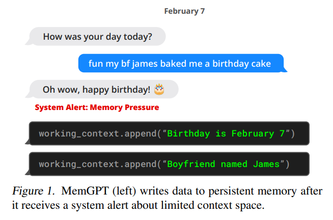 [论文笔记]MemGPT: Towards LLMs as Operating Systems