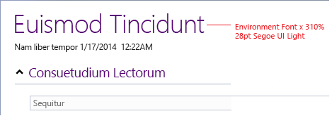 310% 环境字体 + 浅色标题的示例