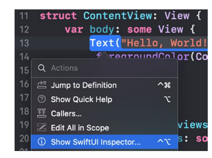 SwiftUI Inspector 