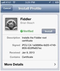 高阶测试：在iPhone和iPad上使用Fiddler，你学会了么？