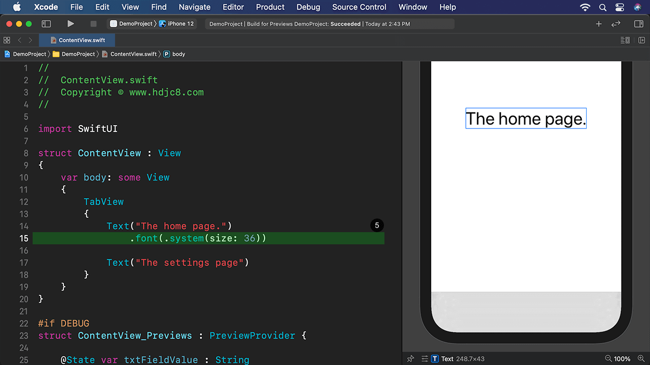 SwiftUI快速入门到实战