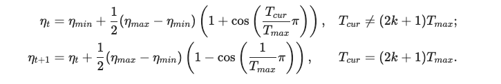 CosineAnnealingLR