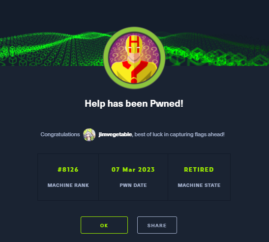 HACKTHEBOX——Help