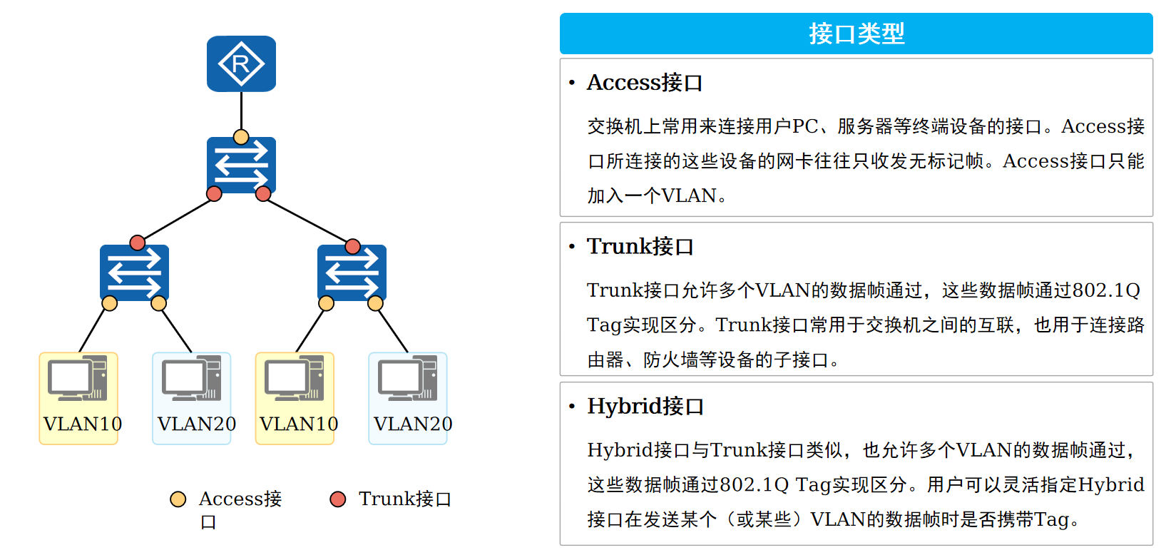 VLAN接口类型