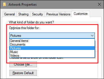 odoo 自定义视图_如何使用Windows的五个模板自定义文件夹视图