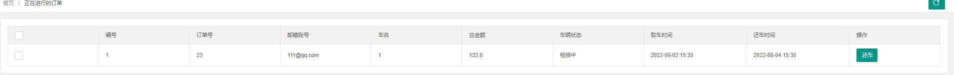 用户-正在进行的订单