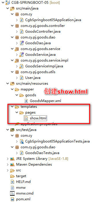 SpringBoot integra el marco SpringMVC