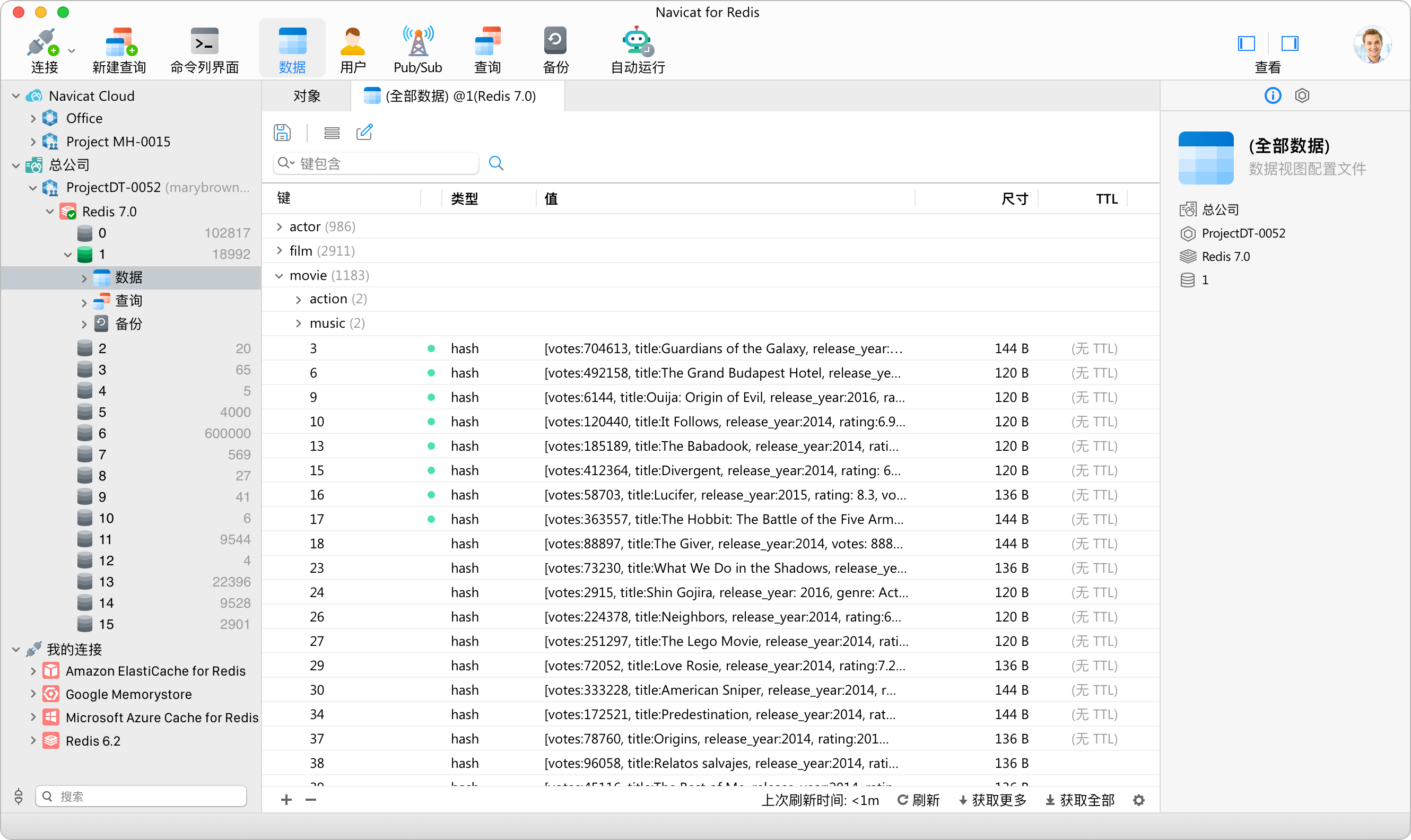 在 Redis 中使用 JSON 文档：命令行界面（CLI）和 Navicat 集成