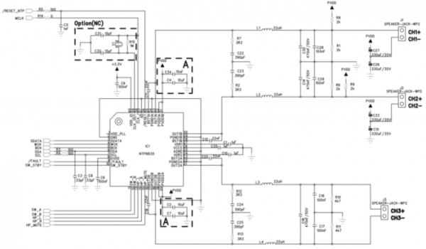 NTP8835数字功放-智能投影仪音频解决方案