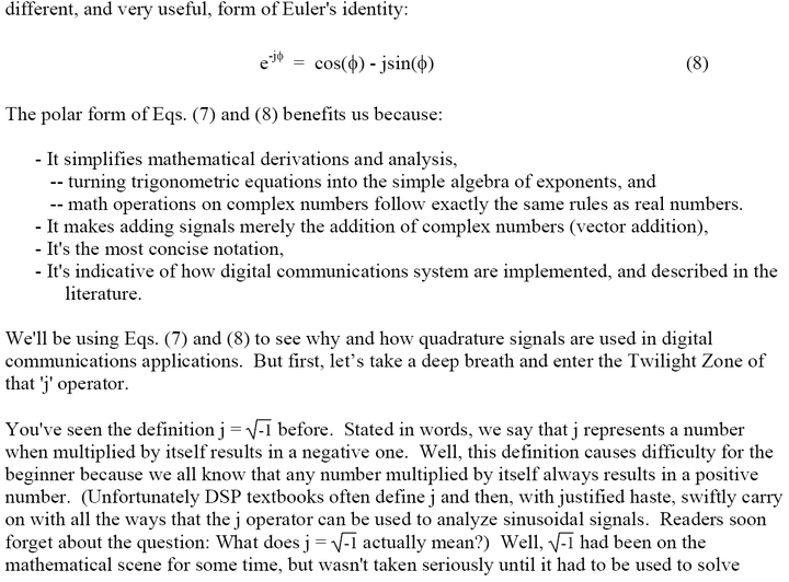 Quadrature Signals Complex, But Not Complicated_quad. signalCSDN博客
