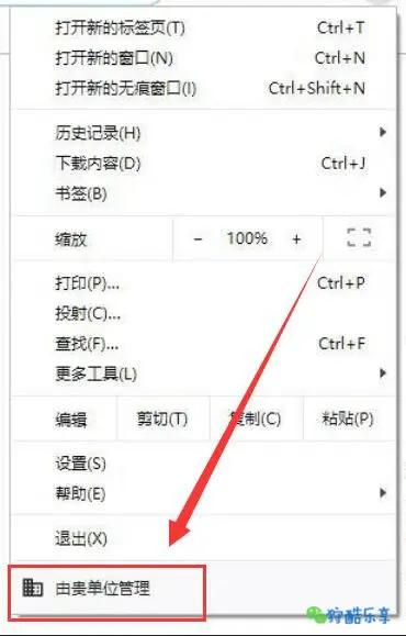 Chrome显示由贵单位管理解决方案