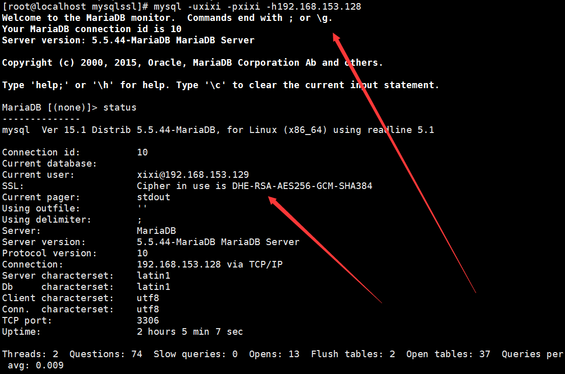 mysql 基于ssl认证