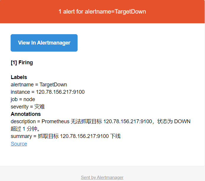 Prometheus+Grafana+Alertmanager监控告警