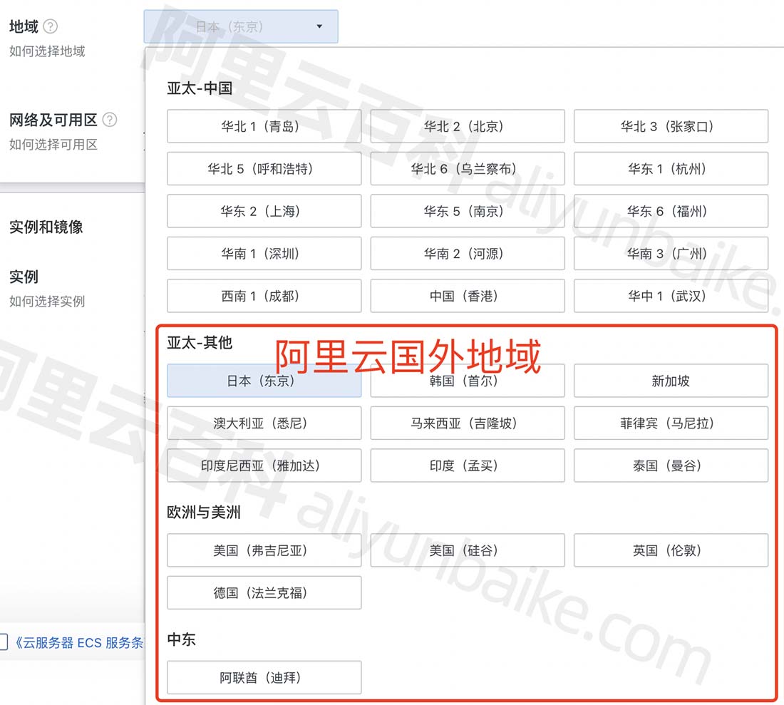 阿里云服务器地域没有国外节点？当然有！