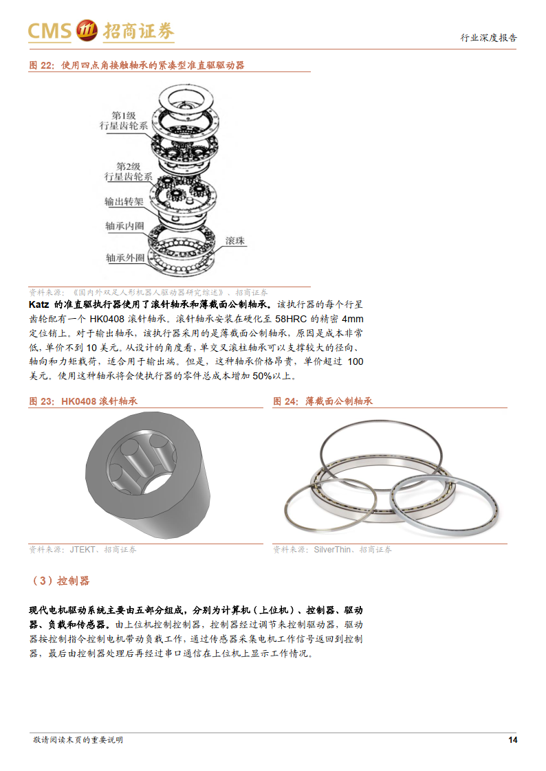 机器人报告：准直驱执行器深度：人形机器人执行器技术的前沿